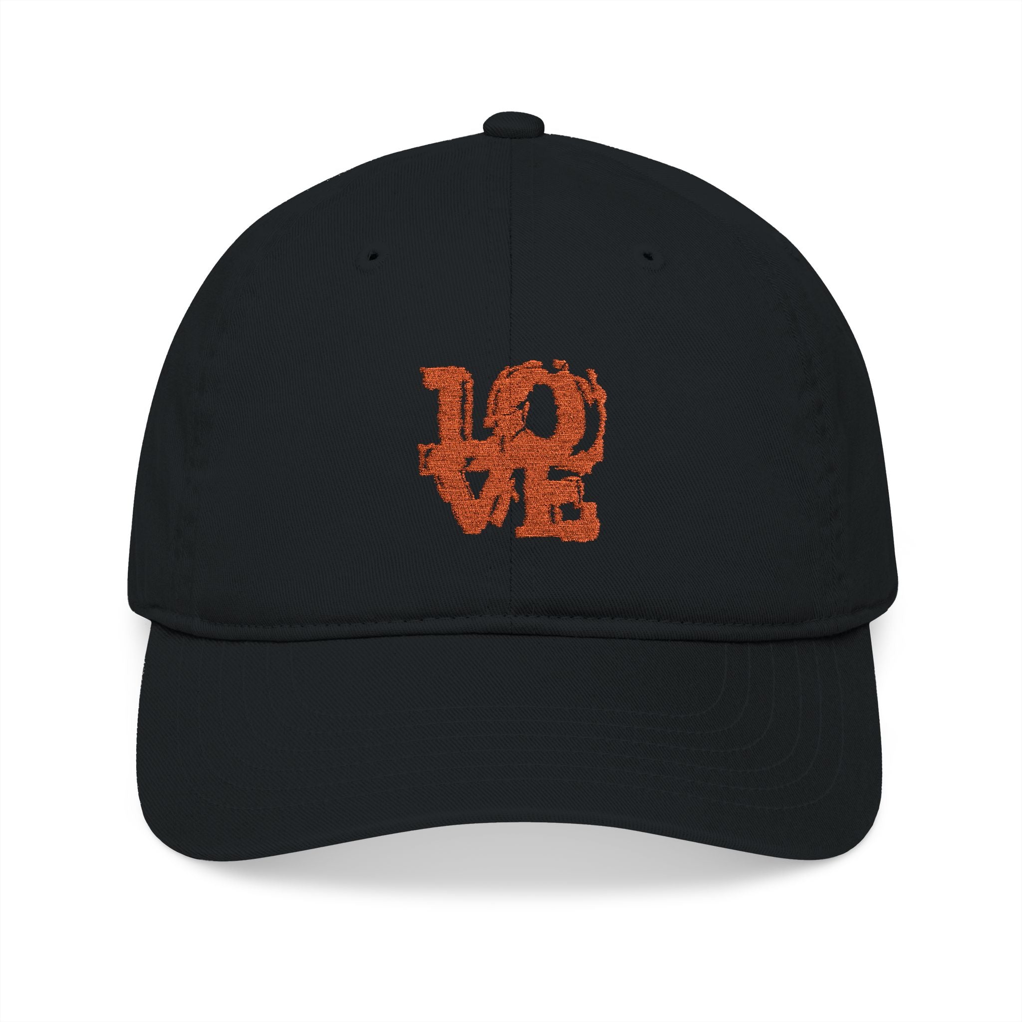 HEART ON BACK Small Heart Embroidery Baseball Cap | Organic Cotton