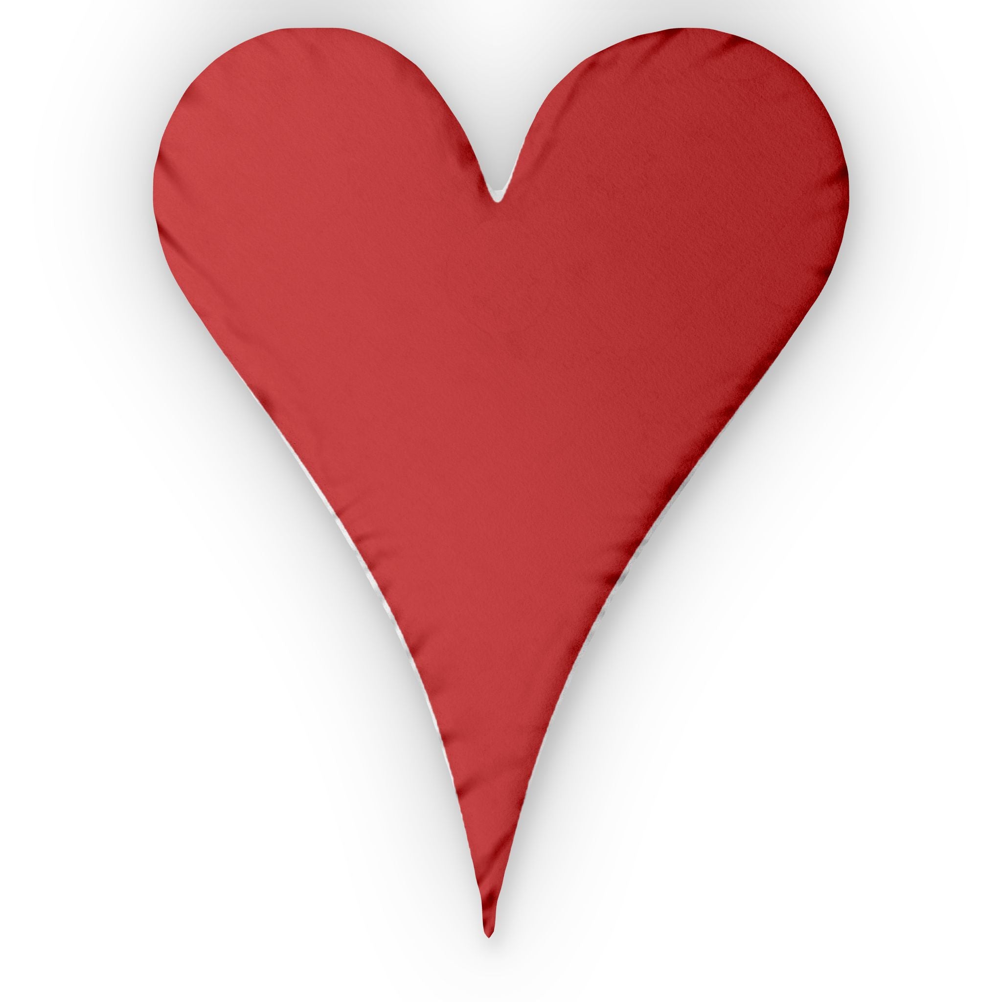 Heart-Shaped Custom Pillow — Red Decorative Accent for Valentine's Day & Home