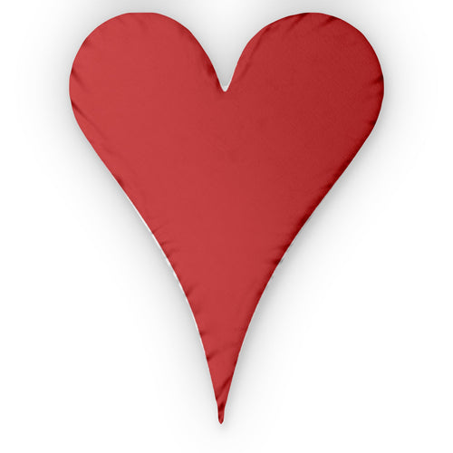 Heart-Shaped Custom Pillow — Red Decorative Accent for Valentine's Day & Home
